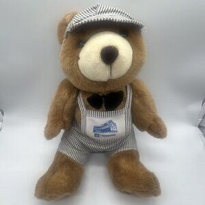 GM Locomotives Teddy Bear Plush Vintage Steven Smith Overalls